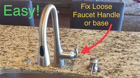 tightening moen kitchen faucet|How To Tighten A Loose Moen Single Handle Kitchen Faucet